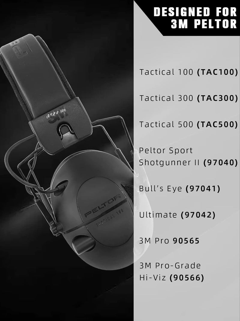 PROHEAR FEP01-1Pair Replacement Foam Ear Pads (Upgraded) for 3M WorkTunes Connect(90543, 90544, 90542, 90541), ZOHAN EM042 Radio Headphone, 037 Bluetooth Hearing Protection - Image 4